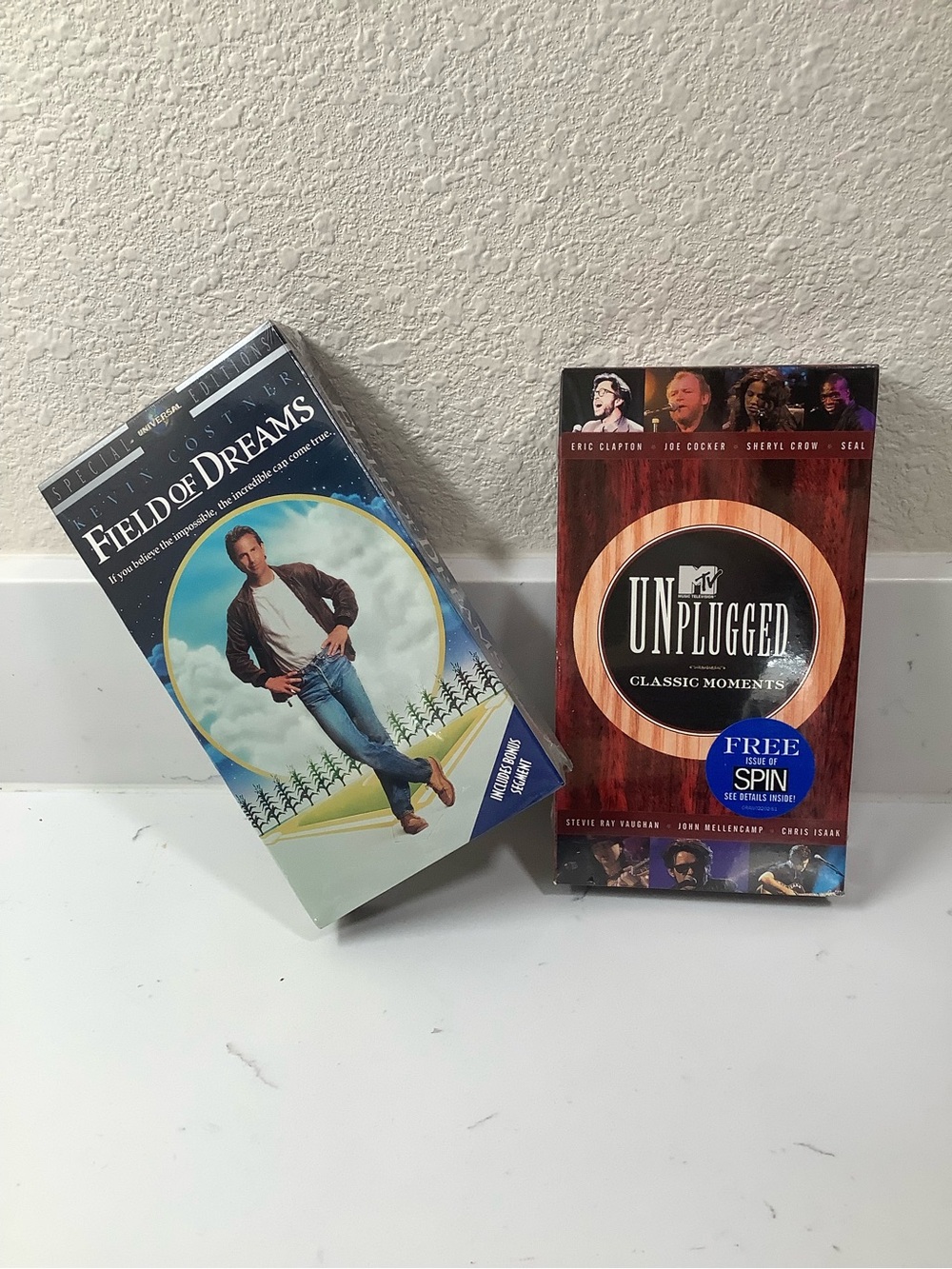 Sealed Field of Dreams Special Edition VHS + MTV Unplugged NEW